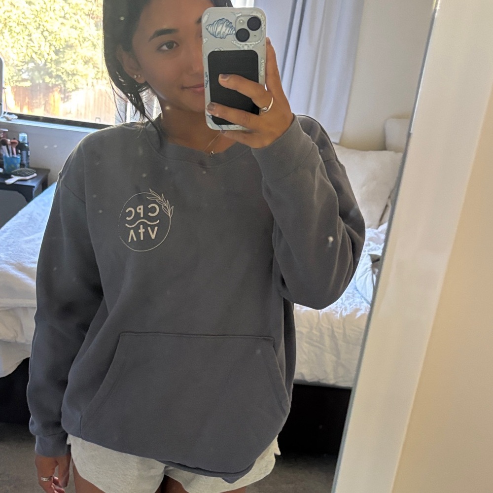 Mondetta Charcoal Women's Crew Neck Sweater